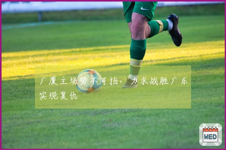 广厦主场势不可挡，力求战胜广东实现复仇
