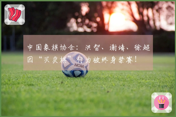 中国象棋协会：洪智、谢靖、徐超因“买卖棋”行为被终身禁赛！